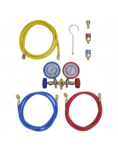 Set Manometro a 2 Vie per Condizionatore d'Aria 2