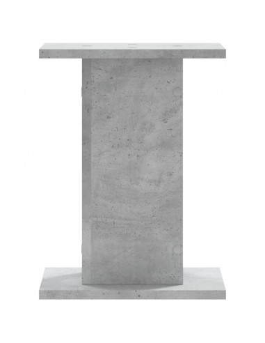 Supporti per Piante 2 pz Grigio Cemento 30x30x50 cm Truciolato