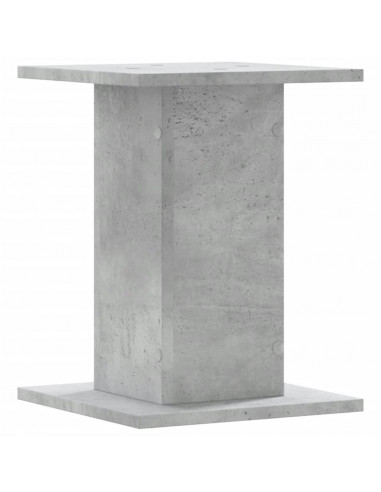 Supporti per Piante 2 pz Grigio Cemento 30x30x50 cm Truciolato