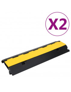 Dossi Passacavi con 2 Canali 2 pz 100 cm in Gomma