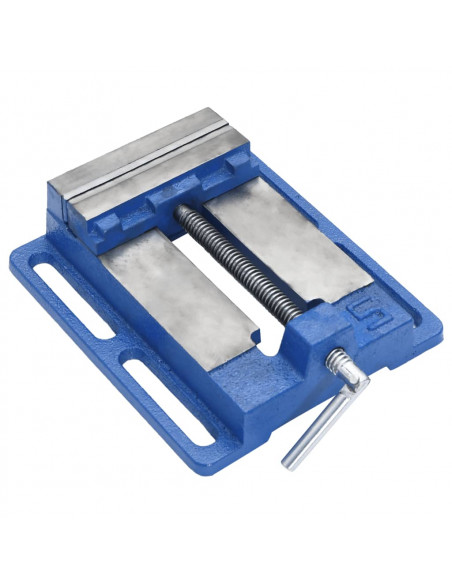 Morsa per Trapano Blu 121 mm in Ghisa