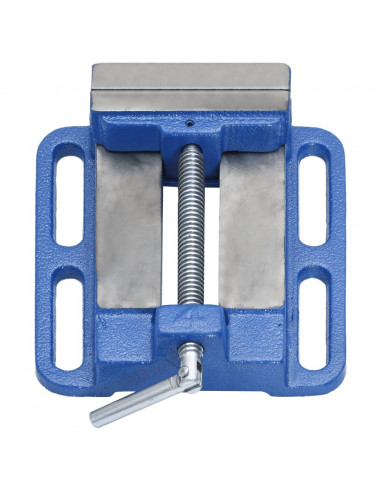Morsa per Trapano Blu 100 mm in Ghisa