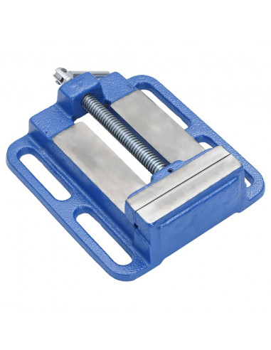 Morsa per Trapano Blu 100 mm in Ghisa