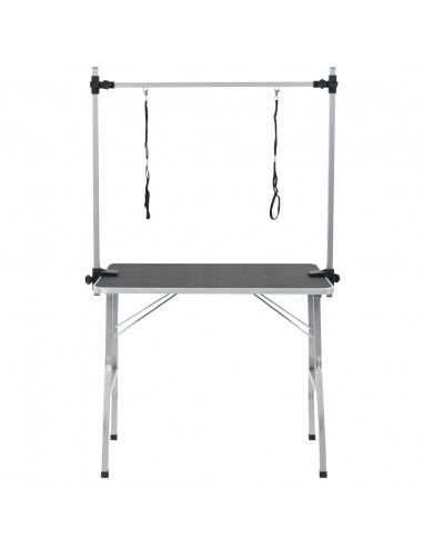 Tavolo Toelettatura Cani Gatti Animali Regolabile 2 Guinzagli