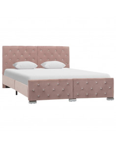 Giroletto Rosa in Velluto 140x200 cm 2