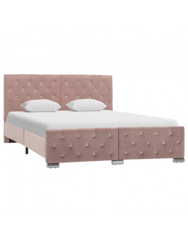 Giroletto Rosa in Velluto 140x200 cm