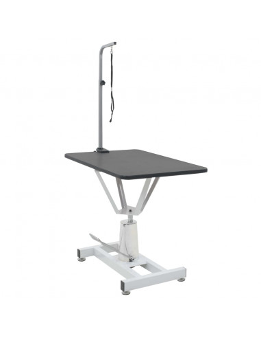 Tavolo di Toelettatura Idraulico per Cani Girevole Regolabile