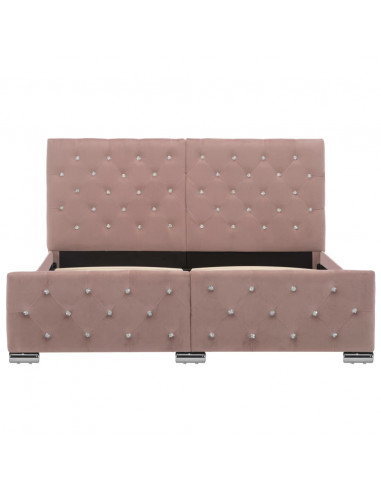 Giroletto Rosa in Velluto 140x200 cm