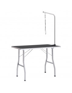 Tavolo Toelettatura per Cani Regolabile con 1 Anello 2