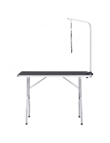 Tavolo Toelettatura per Cani Regolabile con 1 Anello