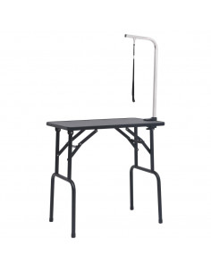 Tavolo Toelettatura per Cani Regolabile con 1 Anello 2