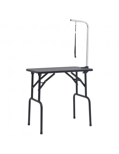 Tavolo Toelettatura per Cani Regolabile con 1 Anello