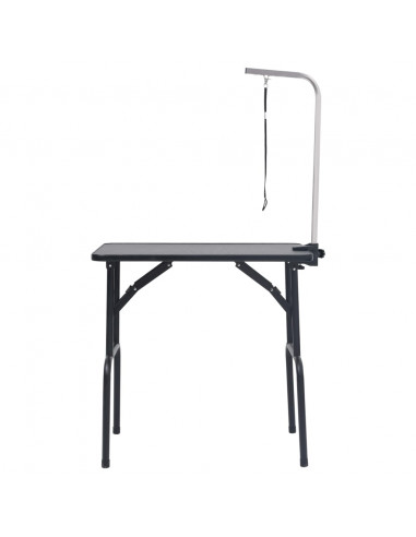 Tavolo Toelettatura per Cani Regolabile con 1 Anello