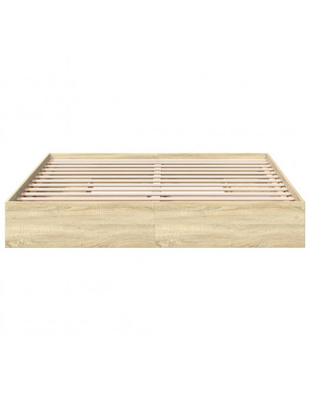 Giroletto Cassetti Rovere Sonoma 180x200 cm Legno Multistrato