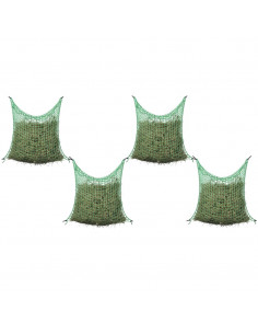 Reti per Fieno 4 pz Quadrate 0,9x1,5 m in PP 2