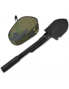 Pala Pieghevole in Acciaio al Carbonio Nero 2