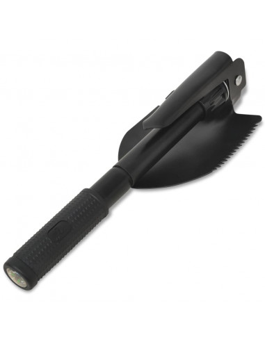 Pala Pieghevole in Acciaio al Carbonio Nero