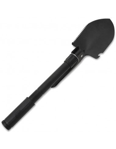 Pala Pieghevole in Acciaio al Carbonio Nero