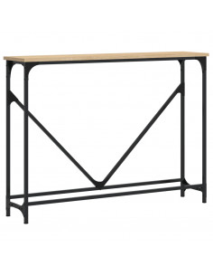 Tavolino Consolle Rovere Sonoma 102x22,5x75cm Legno Multistrato 2