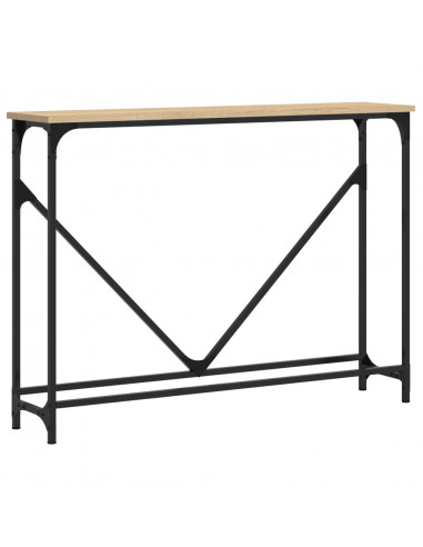 Tavolino Consolle Rovere Sonoma 102x22,5x75cm Legno Multistrato