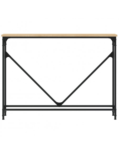 Tavolino Consolle Rovere Sonoma 102x22,5x75cm Legno Multistrato