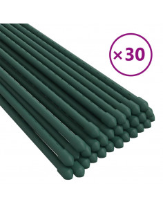 Supporti per Piante da Giardino 30 pz Verde 180 cm Acciaio 2