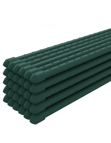 Supporti per Piante da Giardino 30 pz Verde 60 cm Acciaio