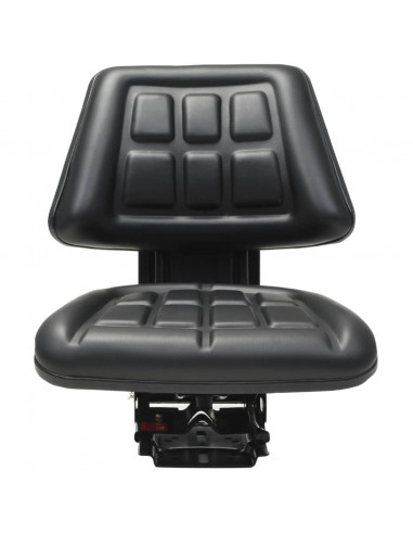 Sedile per Trattore con Sospensione Nero