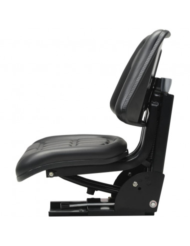 Sedile per Trattore con Sospensione Nero