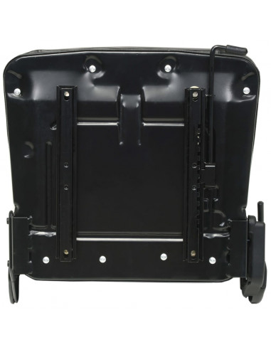 Sedile per Trattore e Muletto con Schienale Regolabile Nero