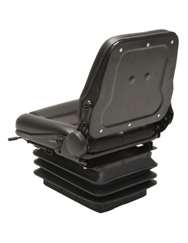 Sedile Trattore Muletto con Sospensioni e Schienale Regolabile