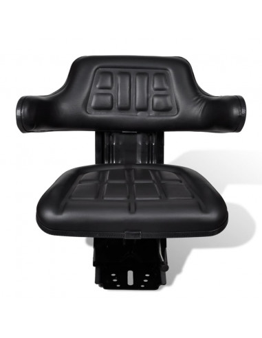 Sedile per Trattore con Sospensione Nero