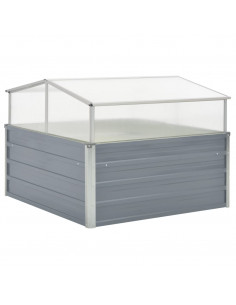 Serra 100x100x85 cm in Acciaio Zincato Grigio 2