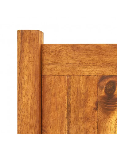 Letto Rialzato da Giardino in Legno di Acacia 100x30x25 cm