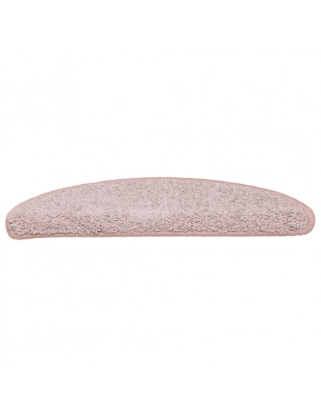 Tappetini per Scale 15 pz Rosa Chiaro 65x21x4 cm