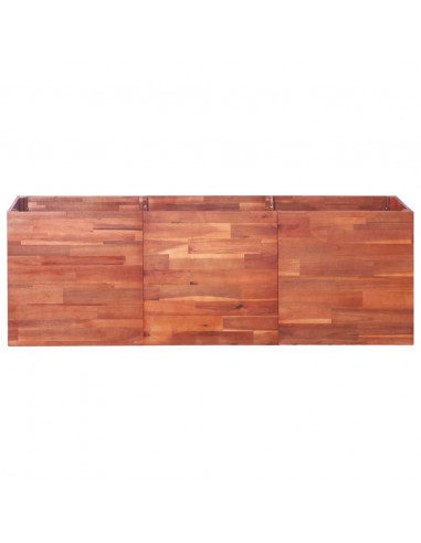 Letto Rialzato da Giardino in Legno di Acacia 150x50x50 cm