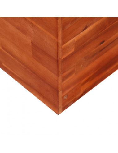 Letto Rialzato da Giardino in Legno di Acacia 150x50x50 cm