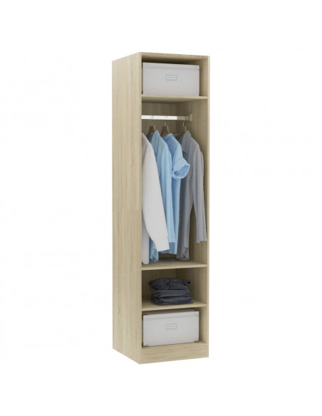 Armadio Rovere Sonoma 50x50x200 cm in Legno Multistrato