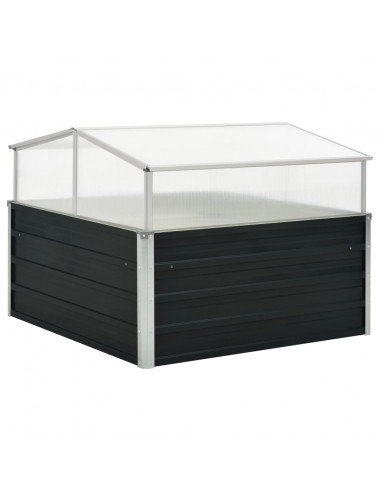 Serra Antracite 100x100x77 cm in Acciaio Zincato