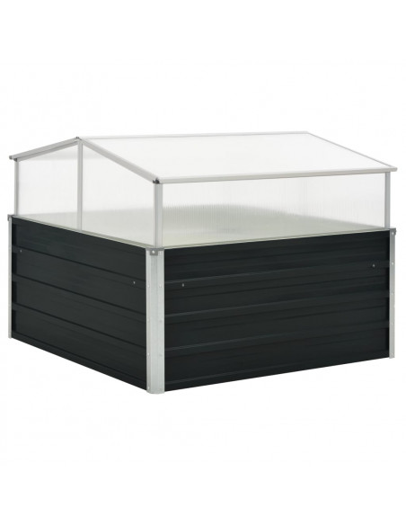 Serra Antracite 100x100x77 cm in Acciaio Zincato