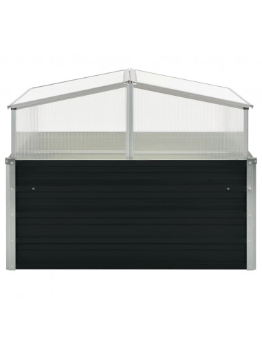 Serra Antracite 100x100x77 cm in Acciaio Zincato