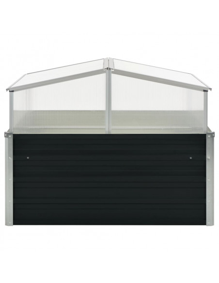 Serra Antracite 100x100x77 cm in Acciaio Zincato