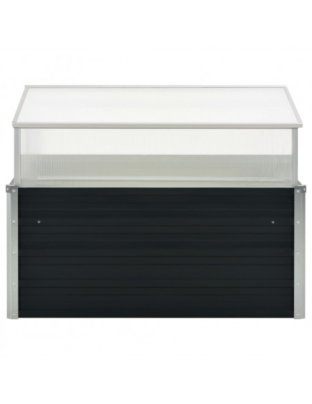 Serra Antracite 100x100x77 cm in Acciaio Zincato