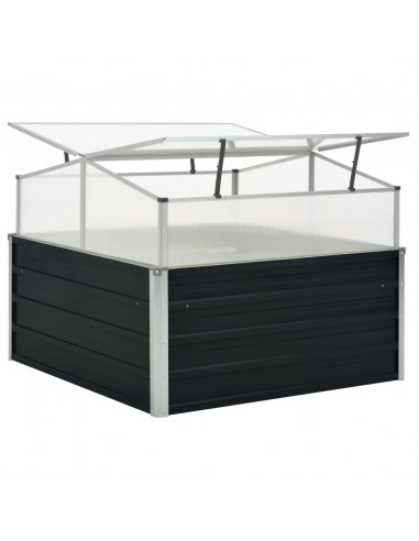 Serra Antracite 100x100x77 cm in Acciaio Zincato