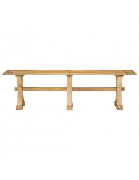 Panca 160x35x45 cm in Legno Massello di Mango