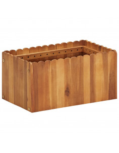 Letto Rialzato da Giardino 50x30x25 cm Legno Massello di Acacia 2