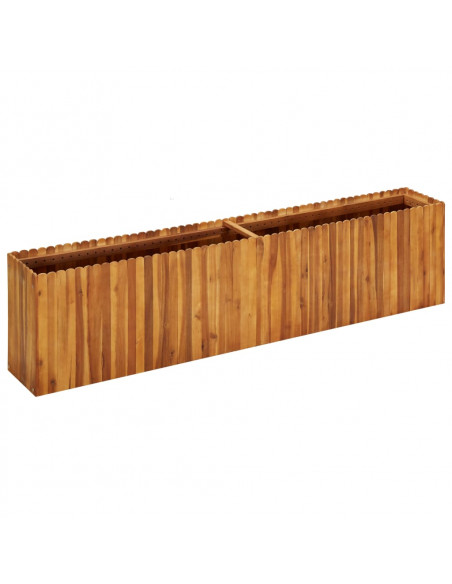 Letto Rialzato da Giardino 200x30x50 cm in Massello di Acacia