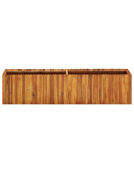 Letto Rialzato da Giardino 200x30x50 cm in Massello di Acacia