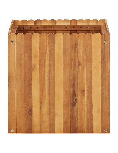 Letto Rialzato da Giardino 50x50x50 cm Legno Massello di Acacia