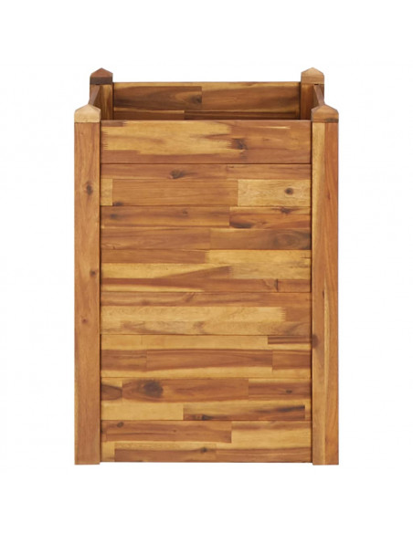 Letto Rialzato da Giardino 60x60x44 cm in Legno Massello d'Acacia